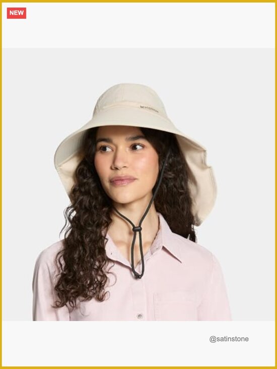 UPF 50 Cooling Sun Hat, Wide Brim for Hiking Fishing Beach